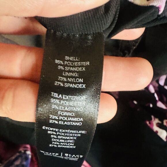 RALPH LAUREN Women's Faux Wrap Floral Sheath Dress Size 10 Red ]Stretch - Picture 12 of 14